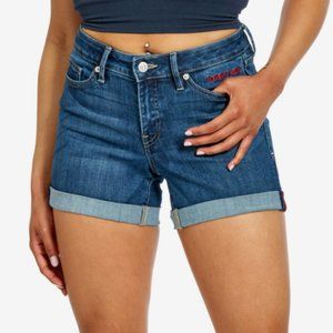 Tommy Hilfiger Jeans Womens Curve High Rise Denim Shorts 4 Inch Inseam New